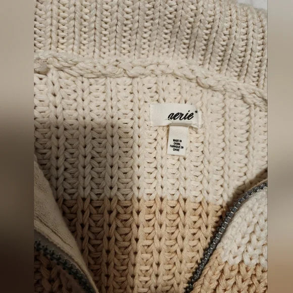 Aerie Multicolor Striped Cardigan Y2K stylish - Picture 5 of 5